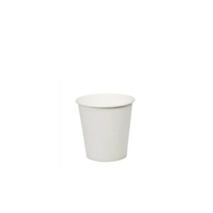 4oz White Single Wall Cups
