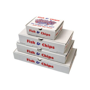 Fish & Chips Box Small - Printed
