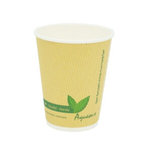 12oz Biodegradable Kraft Ripple Cup
